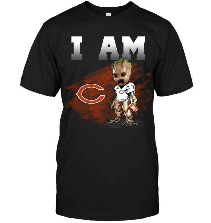 Chicago Bears "i Am Groot" T-Shirt